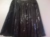 Adult Female Costumes to Hire - Black skirt - wet look